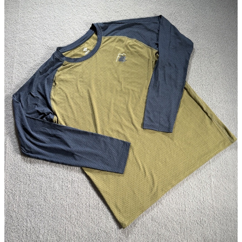 Rabbit EZ Tee Long Sleeve Perf Trail L Large Mens Running Mountain California **